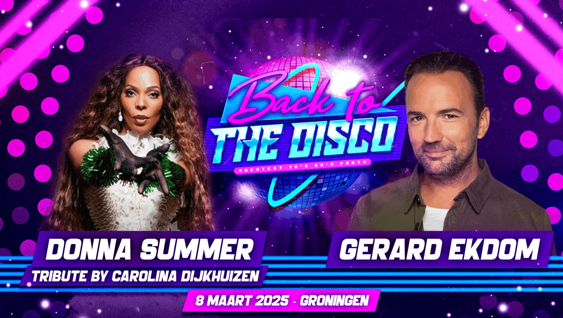 Back To The Disco met Gerard Ekdom & Donna Summer tribute