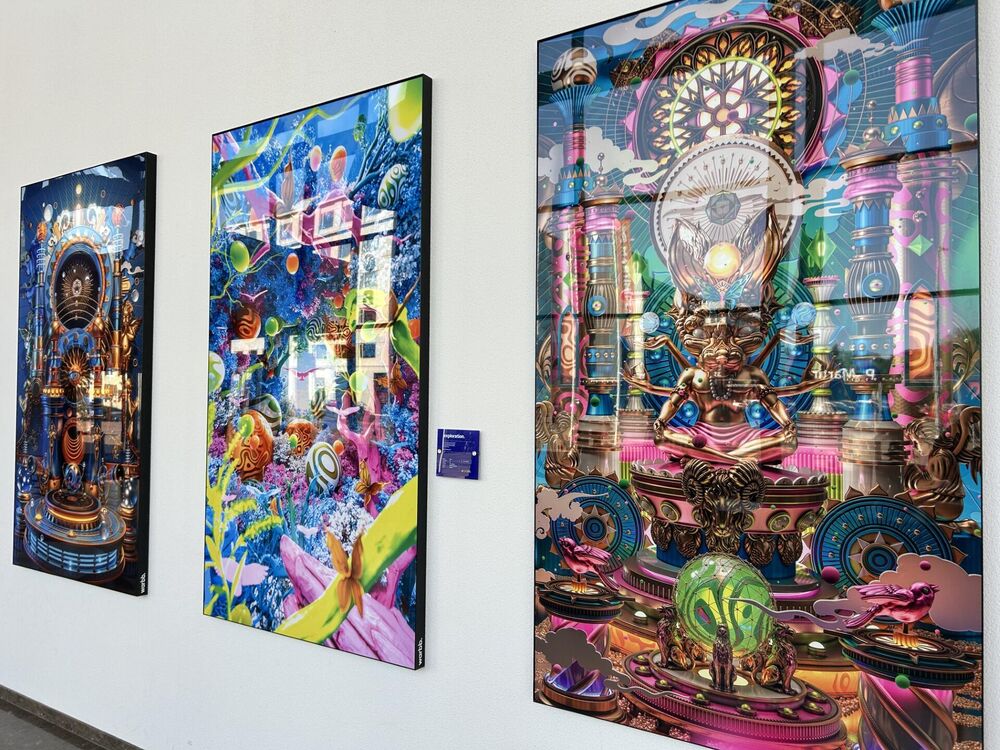 Nieuwe kunst van warbb. in Martiniplaza