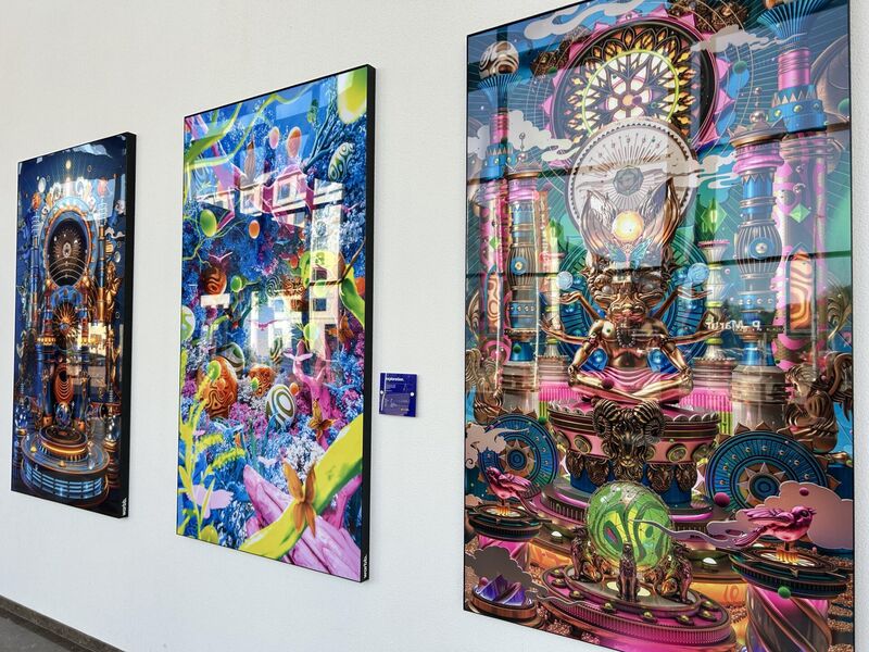 Nieuwe kunst van warbb. in Martiniplaza